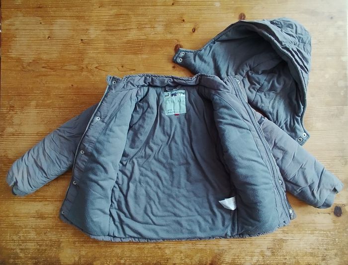 Blouson enfant - taille 4 ans - capuche amovible - hiver - photo numéro 4