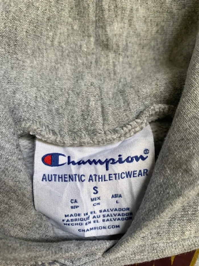 Sweat à capuche Authentique Champion Norwich University Style US Taille S - photo numéro 3