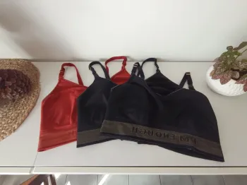 3 brassières d'allaitement tajinebanane × cache coeur