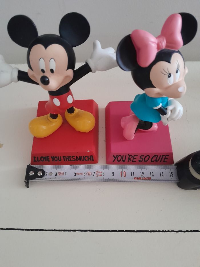 Lot de deux figurines minie et mickey - photo numéro 6