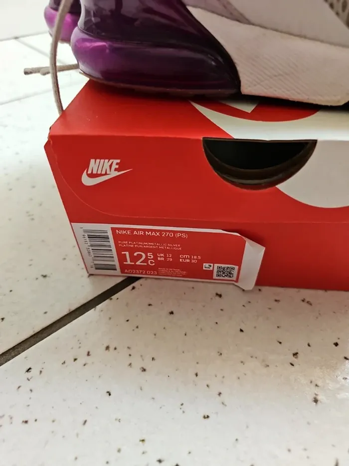 Nike air max 270 pointure 30 - photo numéro 5