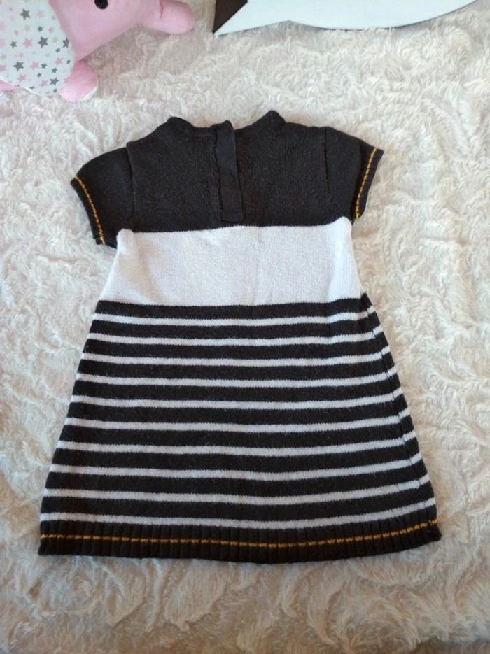 Robe pull Fille 6 mois Souris Orchestra Pomme Framboise - photo numéro 6