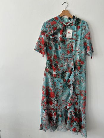 Robe Han Yi fleurie - Taille 3XL - Neuve avec étiquette