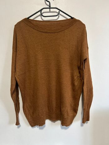 Mignon pull marron en laine et cachemire • Caroll • taille S