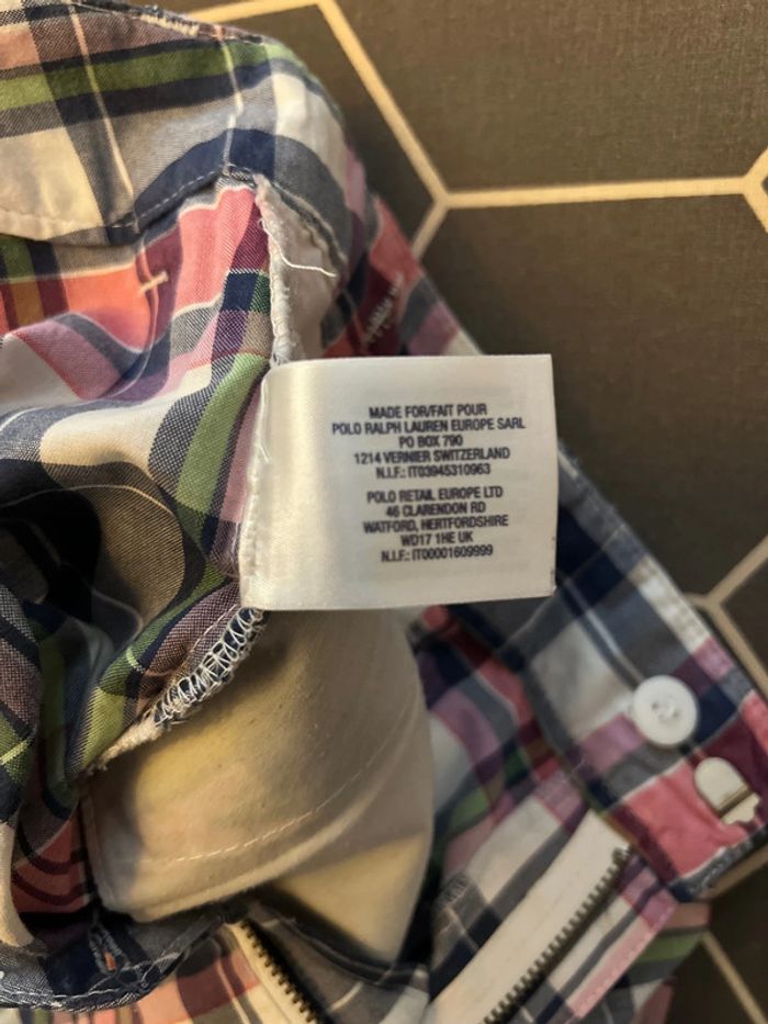 Short en coton motif madras 14 ans - Ralph Lauren - photo numéro 6