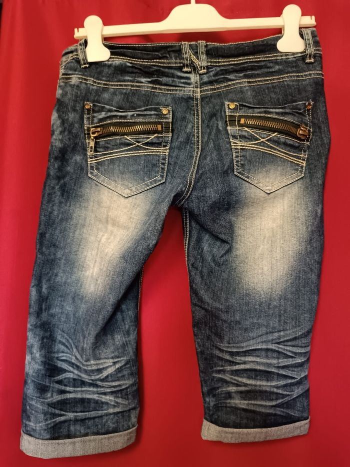 Pantacourts jeans délavé 38 - photo numéro 5