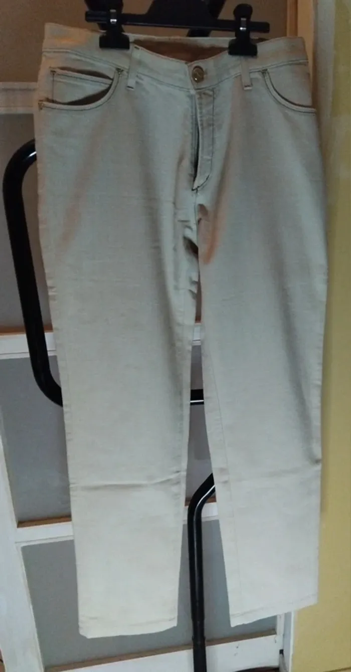 Pantalon femme taille M, coupe Jeans, Two island