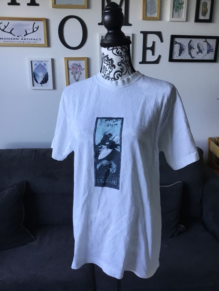 T-shirt manches courtes Complices M/L blanc