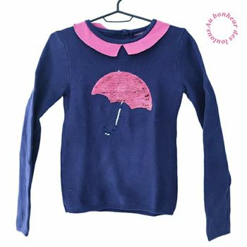 10 ans pull sequin sergent major