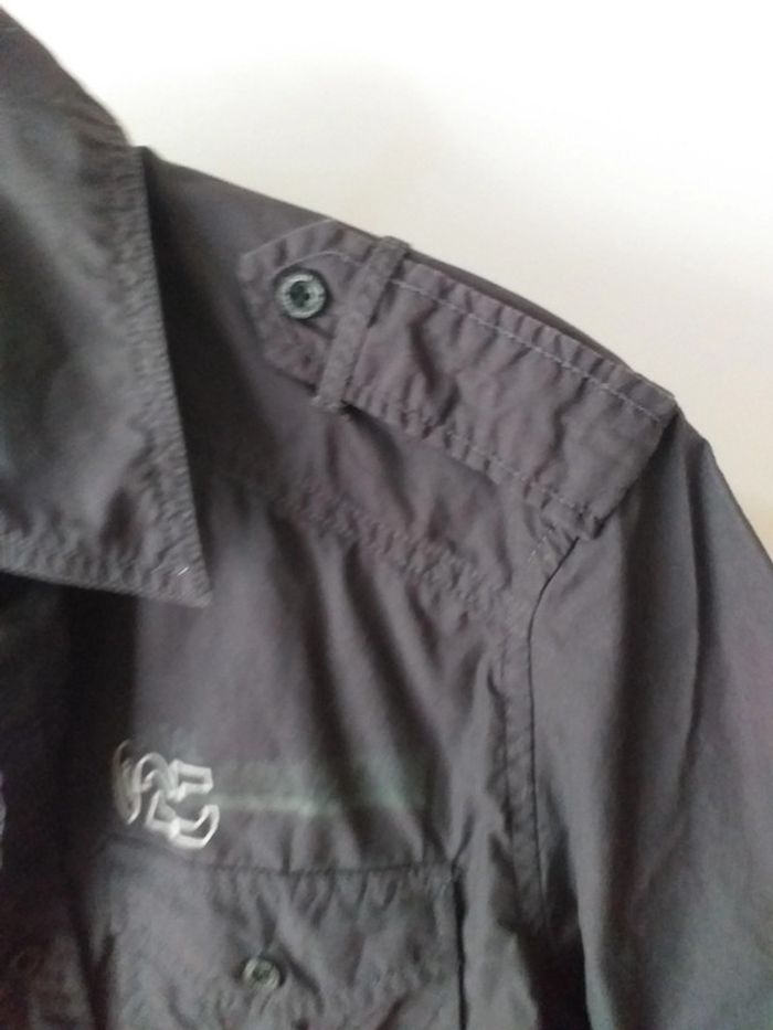 Chemise manches courtes anthracite - photo numéro 5