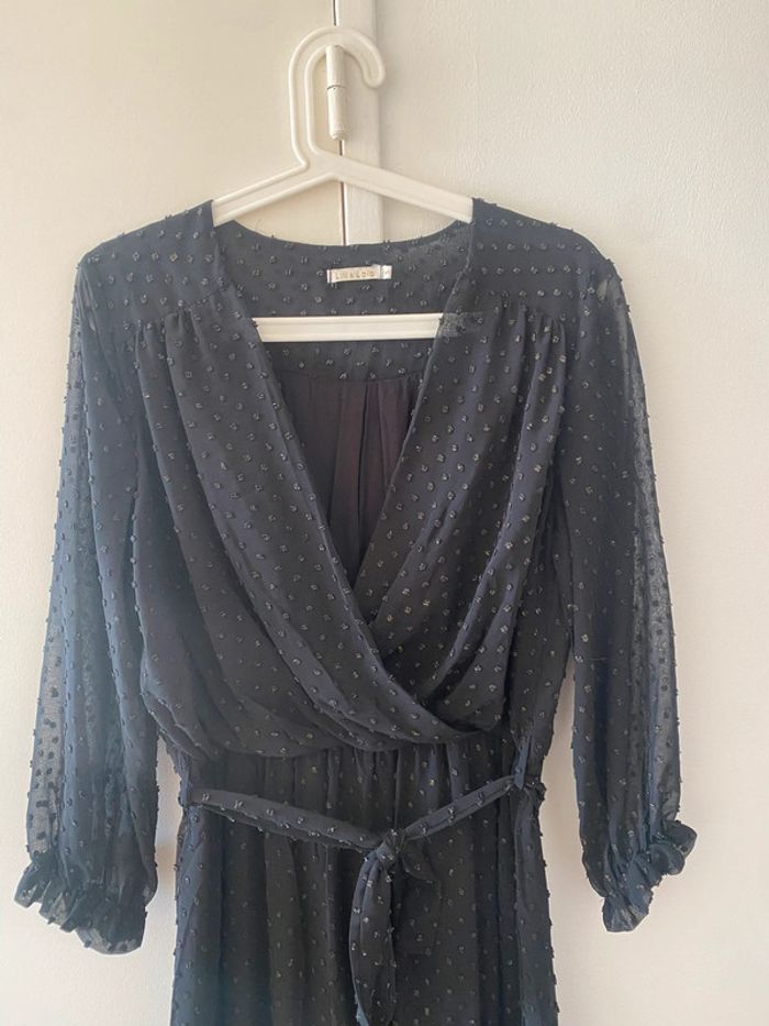 Robe noire plumetis - photo numéro 2