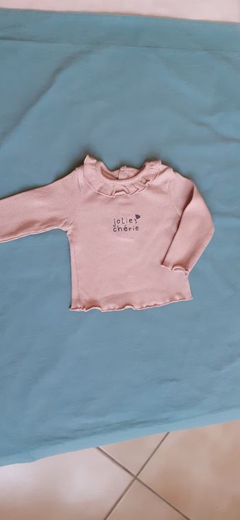 Tee-shirt fille 1 mois