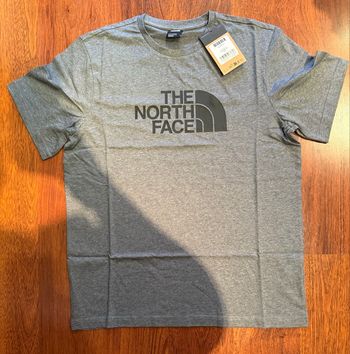 Tee-shirt The North Face gris chiné homme – logo noir – Taille L – Neuf avec étiquette