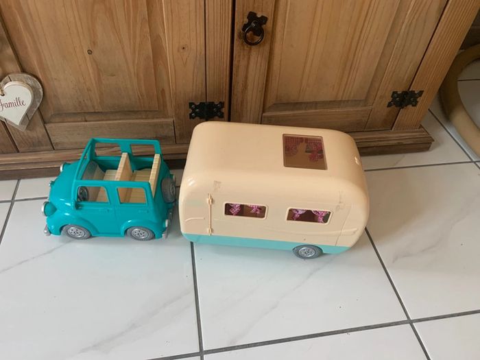 Caravane et voiture type Sylvanian li’l woodzeez - photo numéro 5