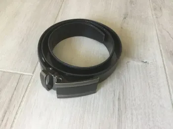 Ceinture à plaque homme