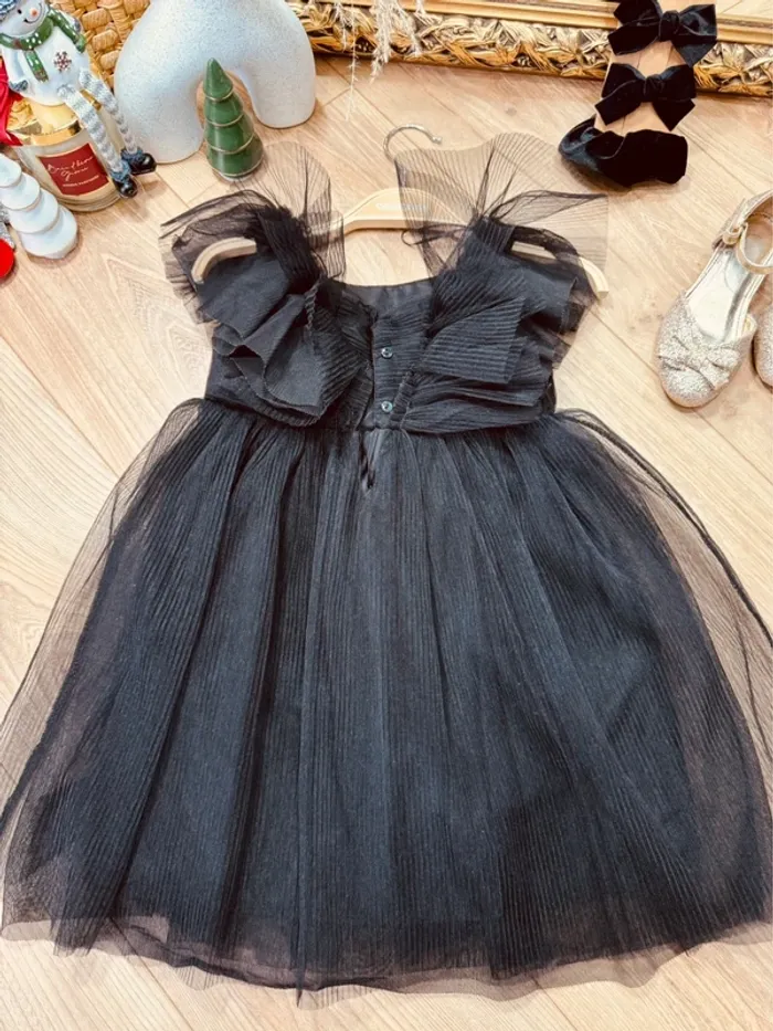 Taille 3-4 ans robe Noël fille H&M noir * tulle * 🎄 - photo numéro 5