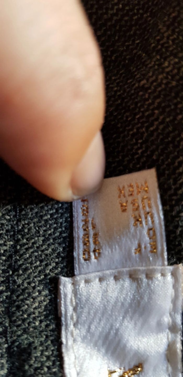 Pantalon large gris Mango - photo numéro 3