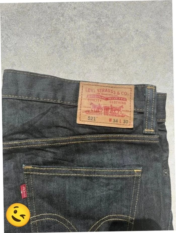 Short Levi's 521 W34 FR44 noir homme men #SHO119 - photo numéro 2