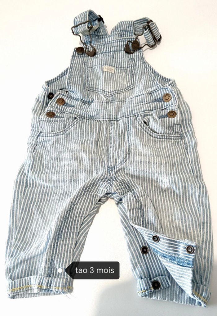 Salopette jeans bébé