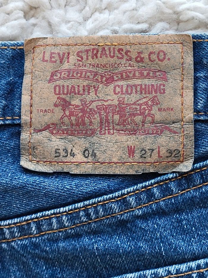 Jean Levi's 534 bleu W27 L32 Taille 34 - photo numéro 8