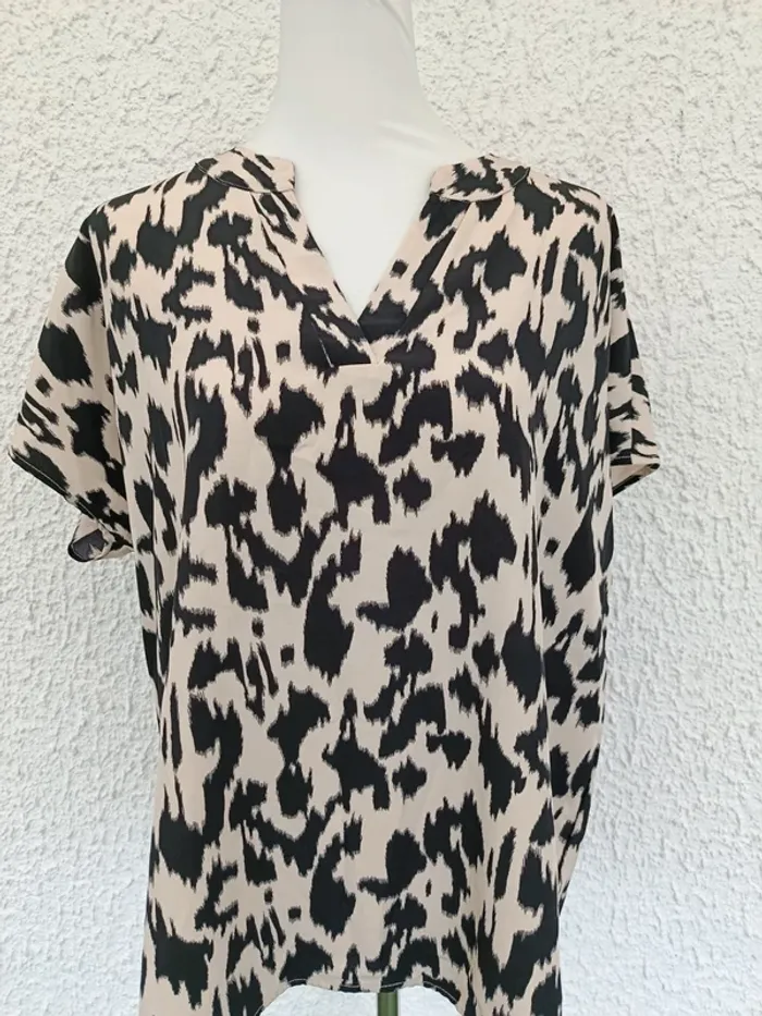 Blouse manches courtes motif animal Shein curve taille XL