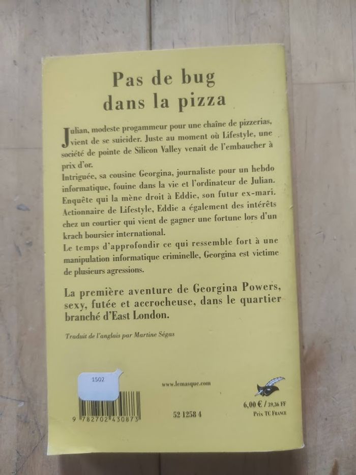 Pas de bug dans la pizza Denise Banks Le Masque 2475 2003 - photo numéro 3