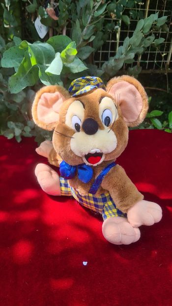 peluche souris rigolote vintage