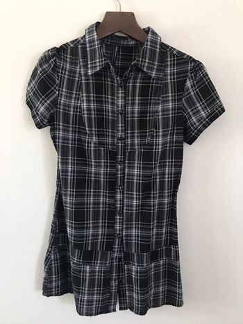 Tunique chemise à carreaux