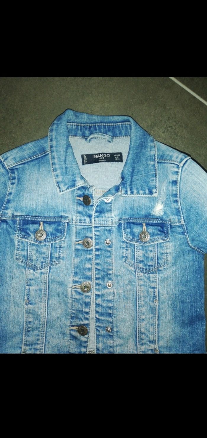 Veste en jean mango - photo numéro 3