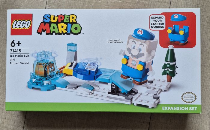 Lego Super Mario 71415 Ensemble d'extension Costume de Mario de glace et monde Neuf Scellé