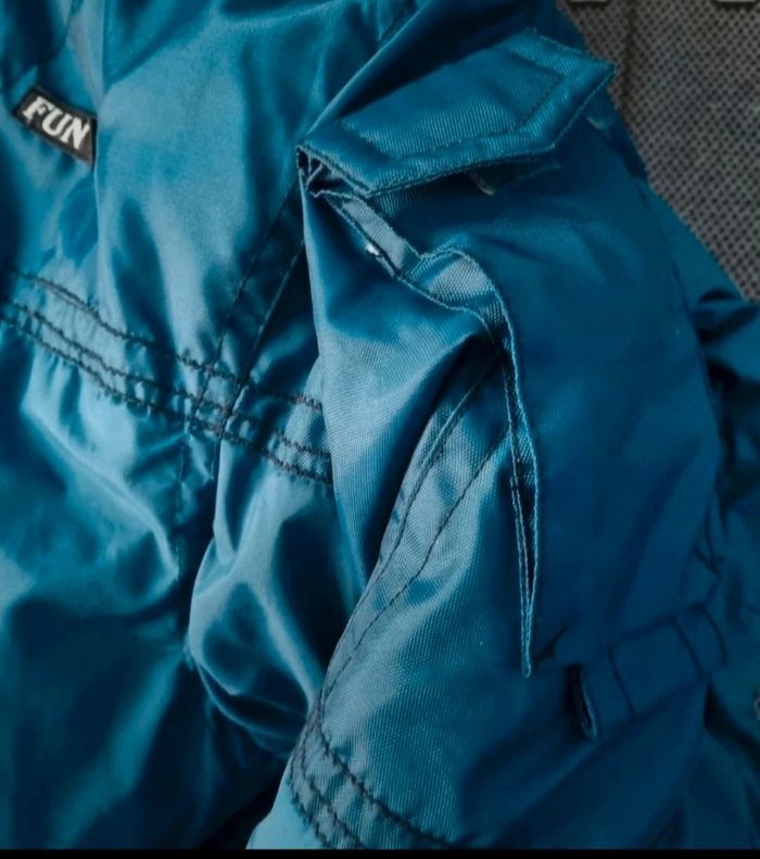 Blouson bleu avec capuche taille S-M (Fun Tea) - photo numéro 9