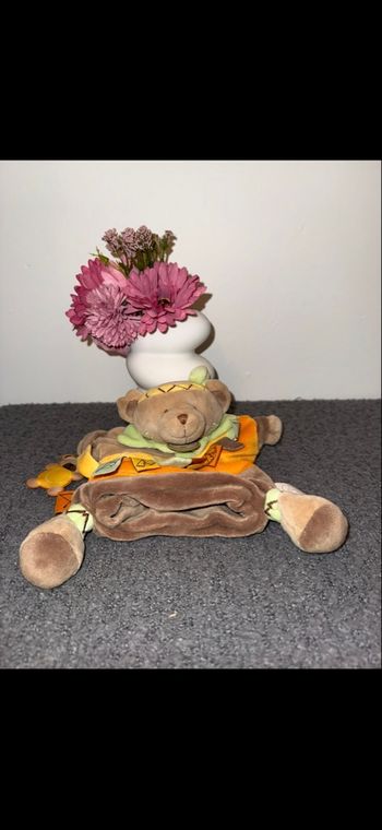 Doudou ours indien