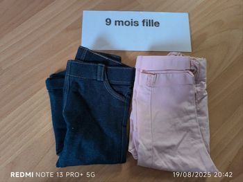 Lot de pantalon