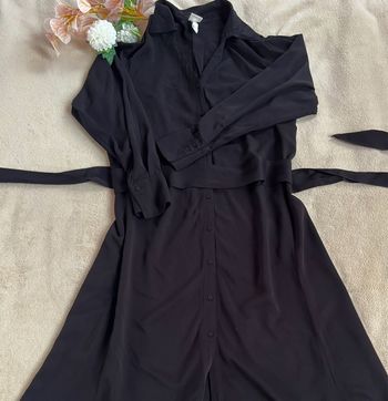 Robe longue noire pour femme | H&M | Taille M 