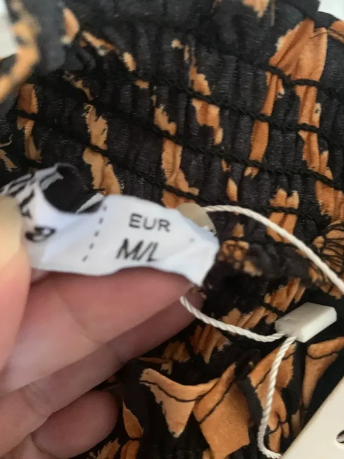 Blouse Unika paris effet tigre manches longues taille M-L - photo numéro 15