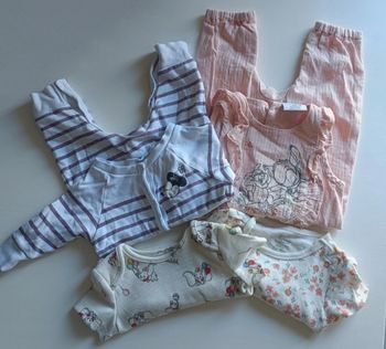 Lot de 2 body+ pyjamas+ salopette Disney