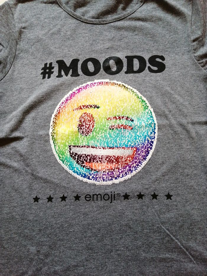 Tee-shirt manches courtes sequins