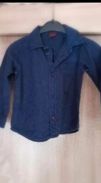 Chemise  garçon  marine