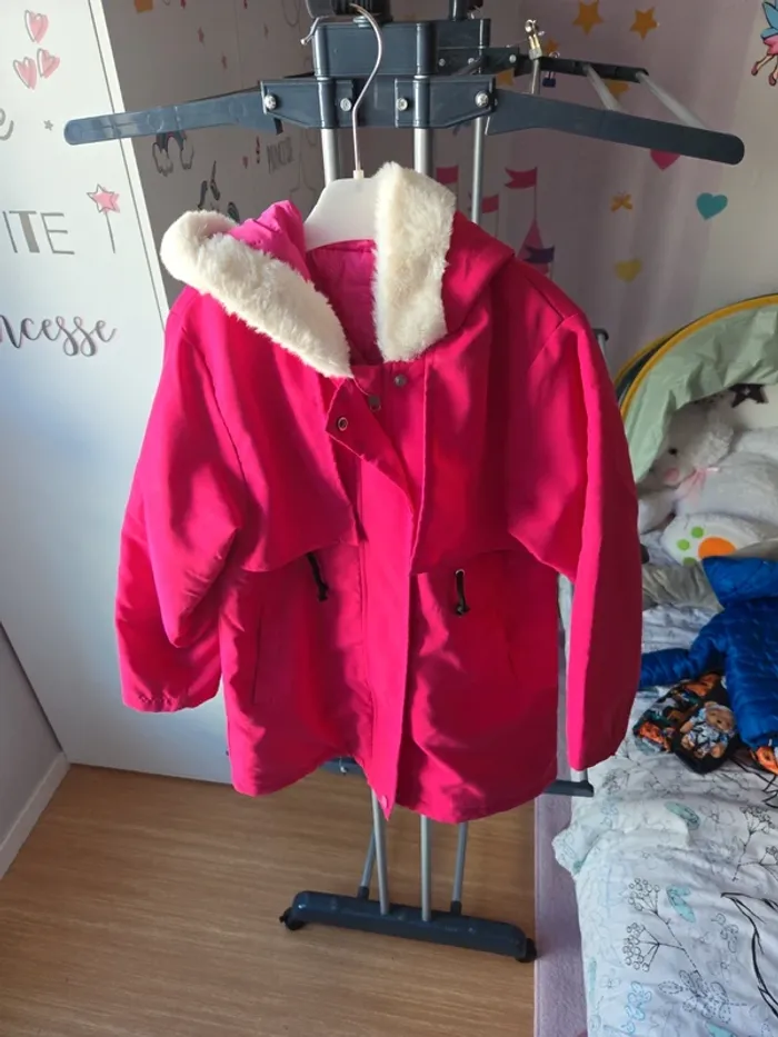 Manteau long fille  taille 7 ans - photo numéro 3