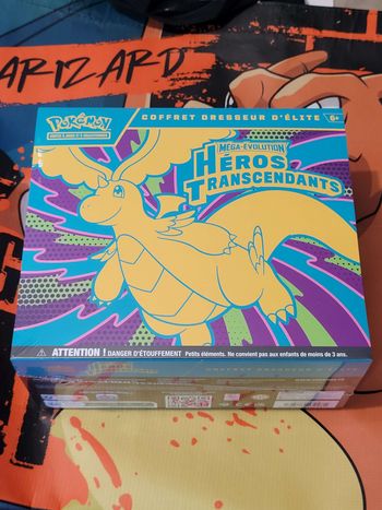 Coffret Dresseur d'Élite | Méga-Évolution – Héros Transcendants | Pokémon | Scellé