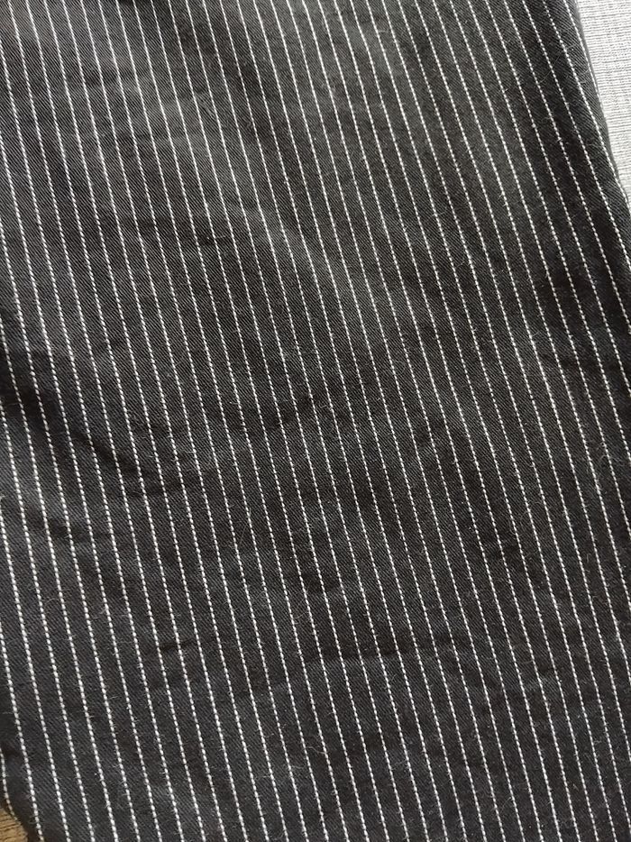 Pantalon stretch noir rayures blanches tbe - photo numéro 6