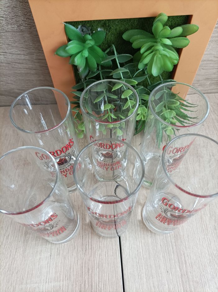 Lot 6 verres Gordon's - photo numéro 4