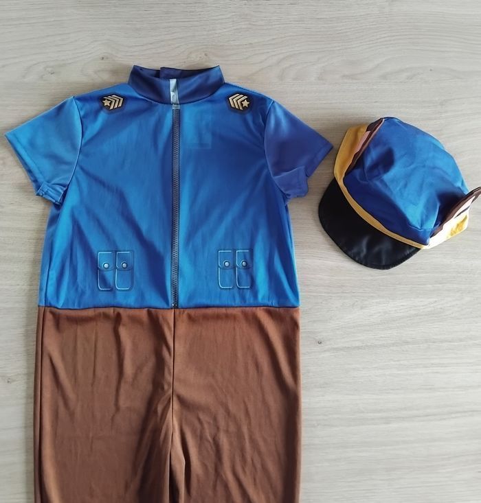 Déguisement Chase Pat Patrouille 3 - 4 ans Carnaval 👮‍♂️ - photo numéro 4