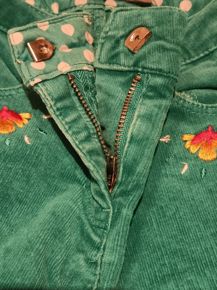 Pantalon velours vert orchestra 6 ans - photo numéro 4