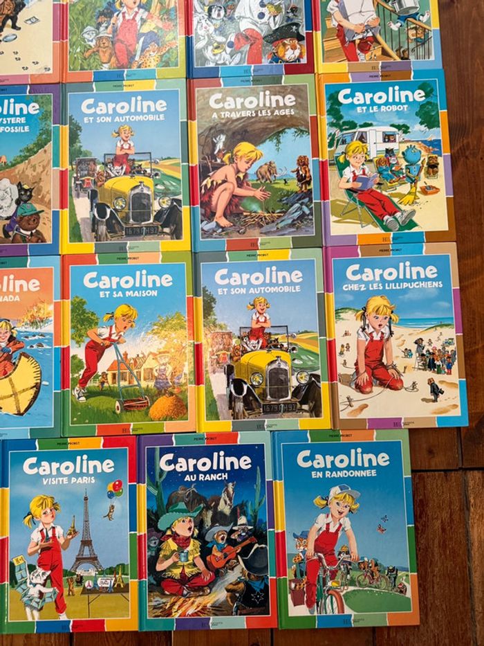 TBE - Bords couleurs damiers Lot de 19 livres Caroline bd albums Pierre Probst - photo numéro 3