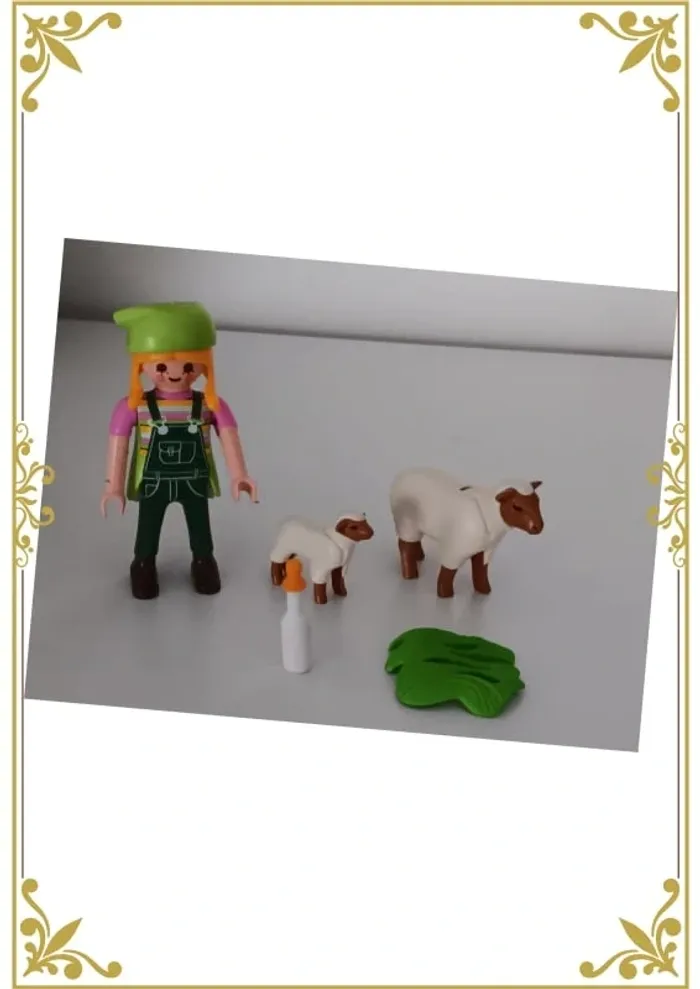 Fermière avec moutons playmobil - photo numéro 6