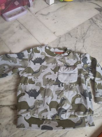 Sweat dinosaures 12 mois