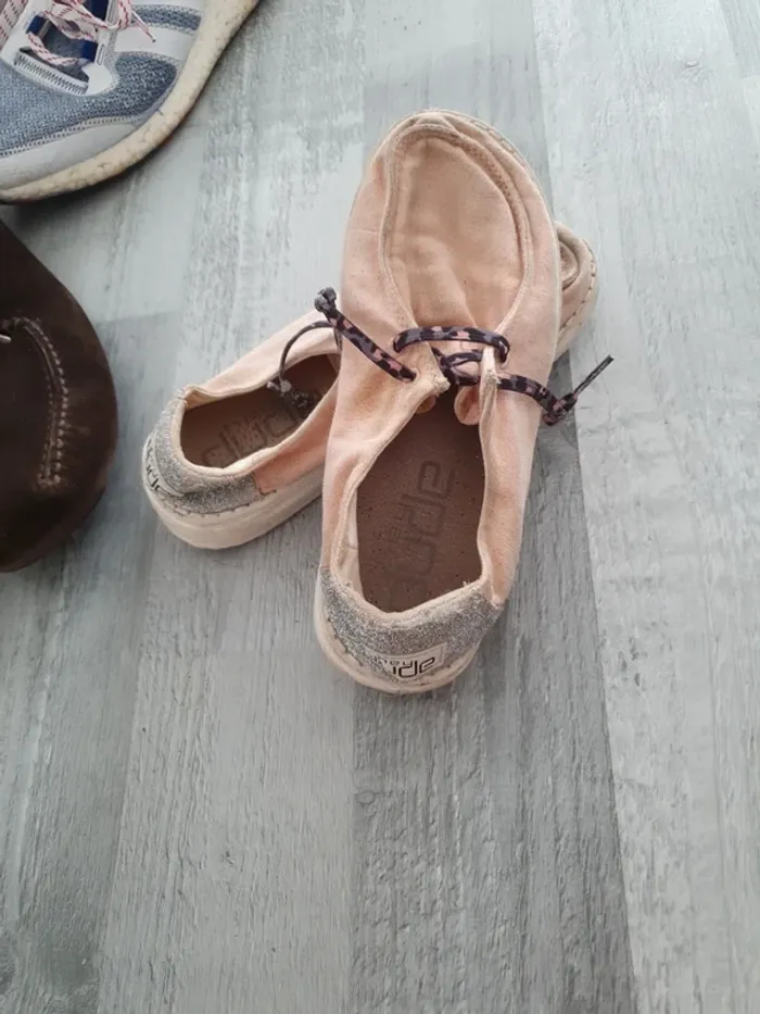 Lot de paire de chaussure basquette ballerine
