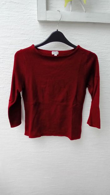 Pull rouge grenat