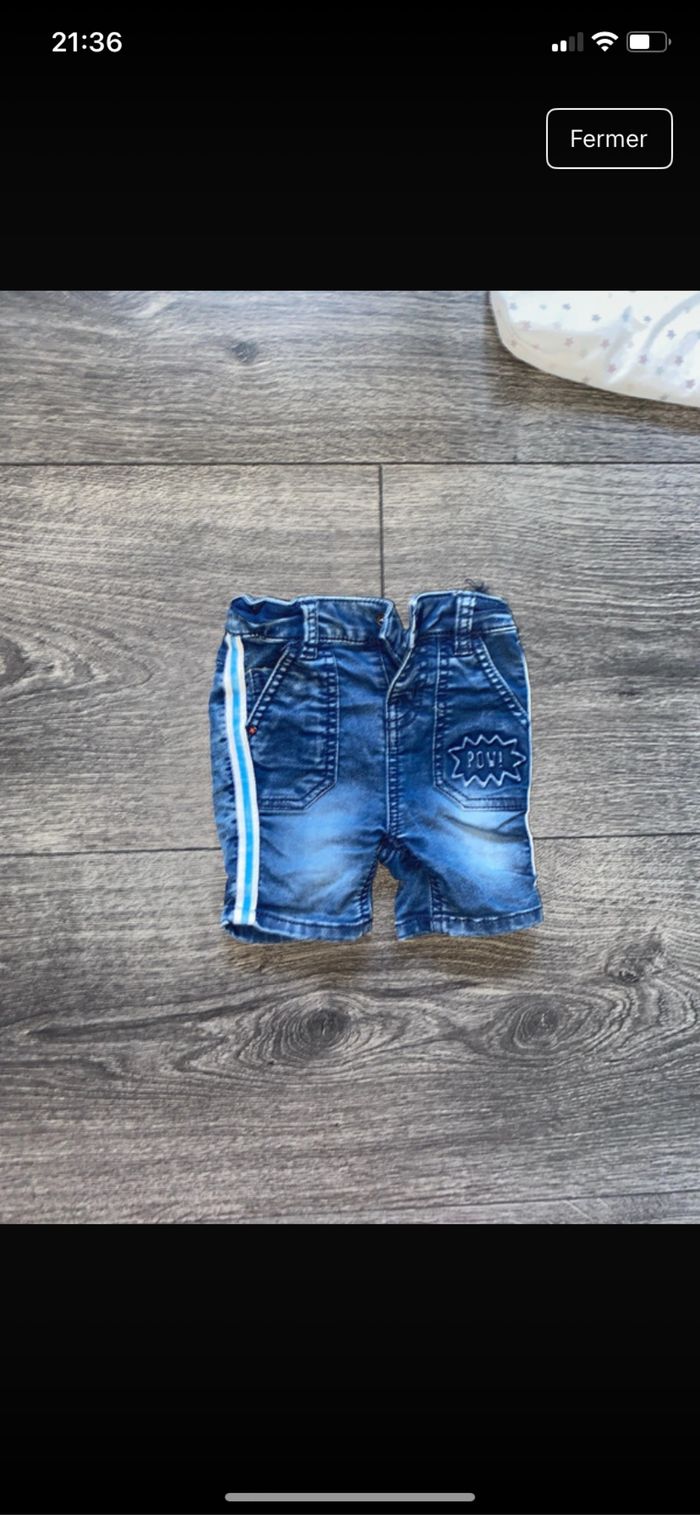 Bermuda jean Orchestra taille 9 mois